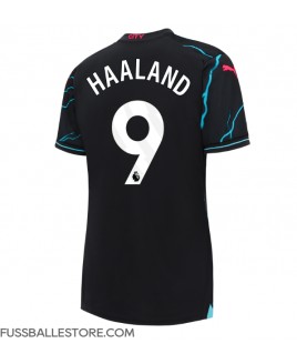 Günstige Manchester City Erling Haaland #9 3rd trikot Damen 2023-24 Kurzarm